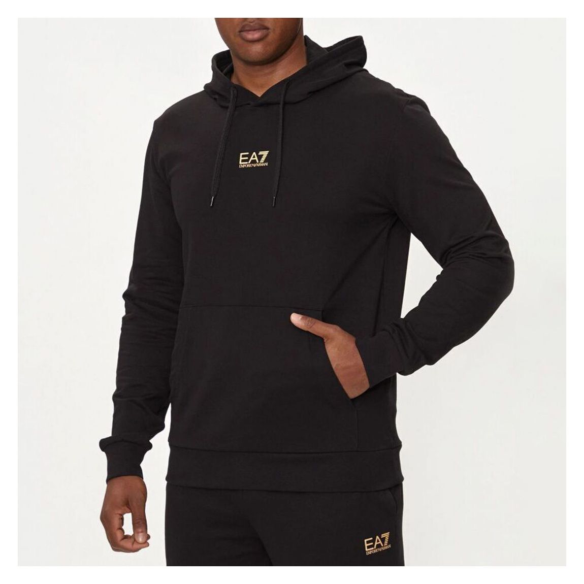 Black Logo Cotton Sweatshirt main product photo