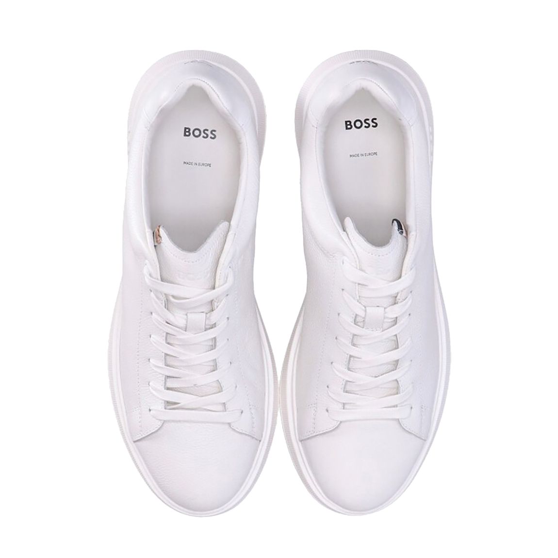 White Platform Trainers main product photo