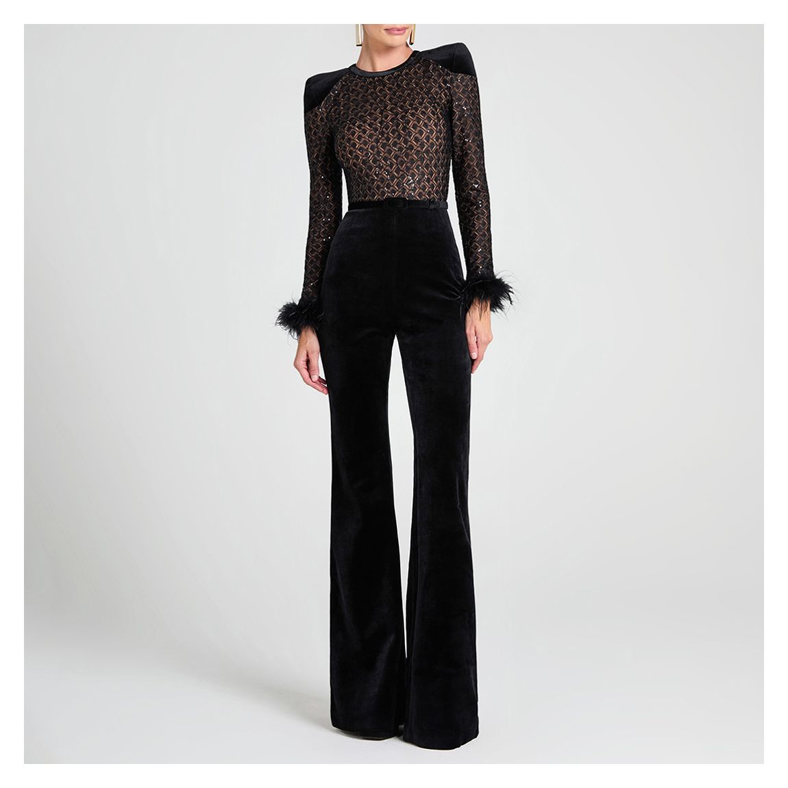 Black Monique Jumpsuit main product photo