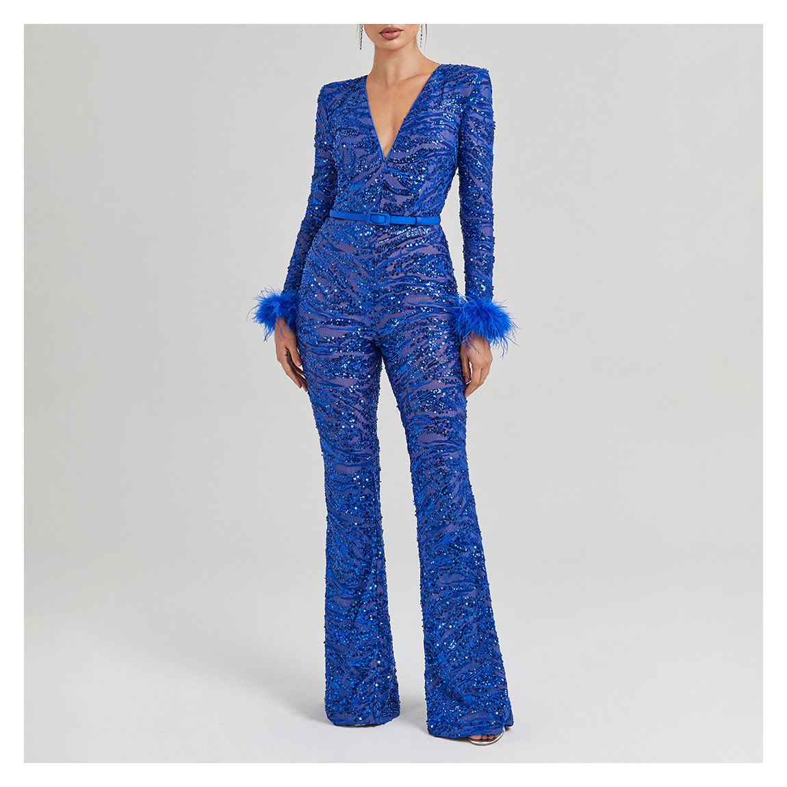 Blue Tia Jumpsuit main product photo