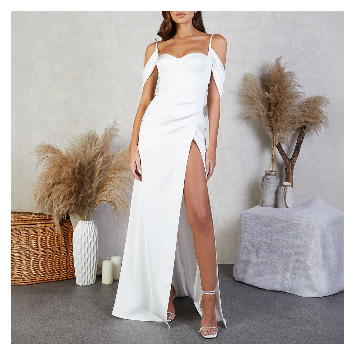 White Jessica Dress main product photo