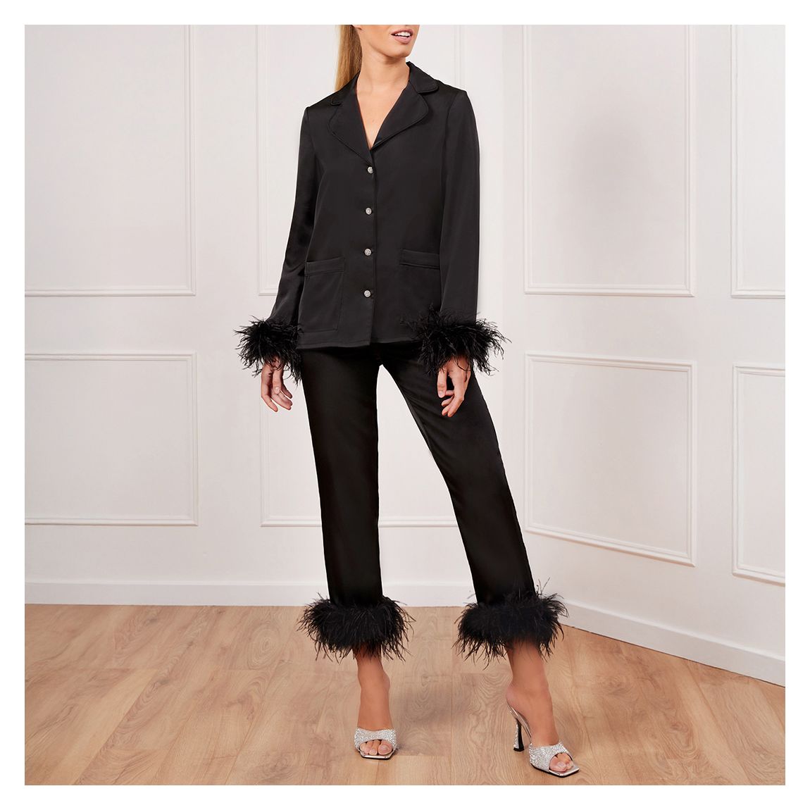 Black Darcie Pyjamas main product photo