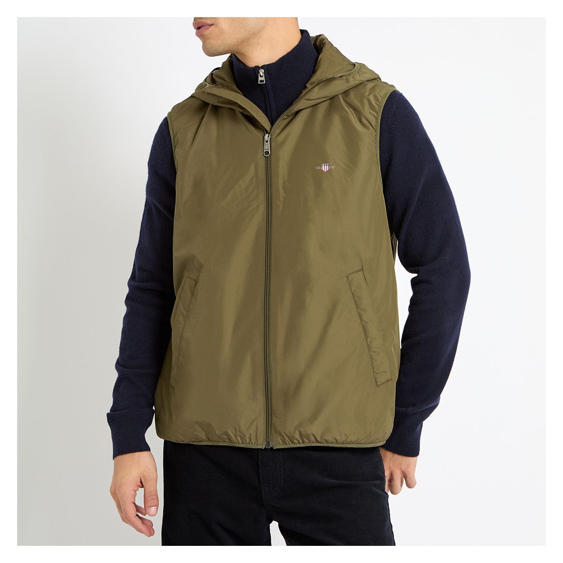 Khaki Light Padded Gilet main product photo
