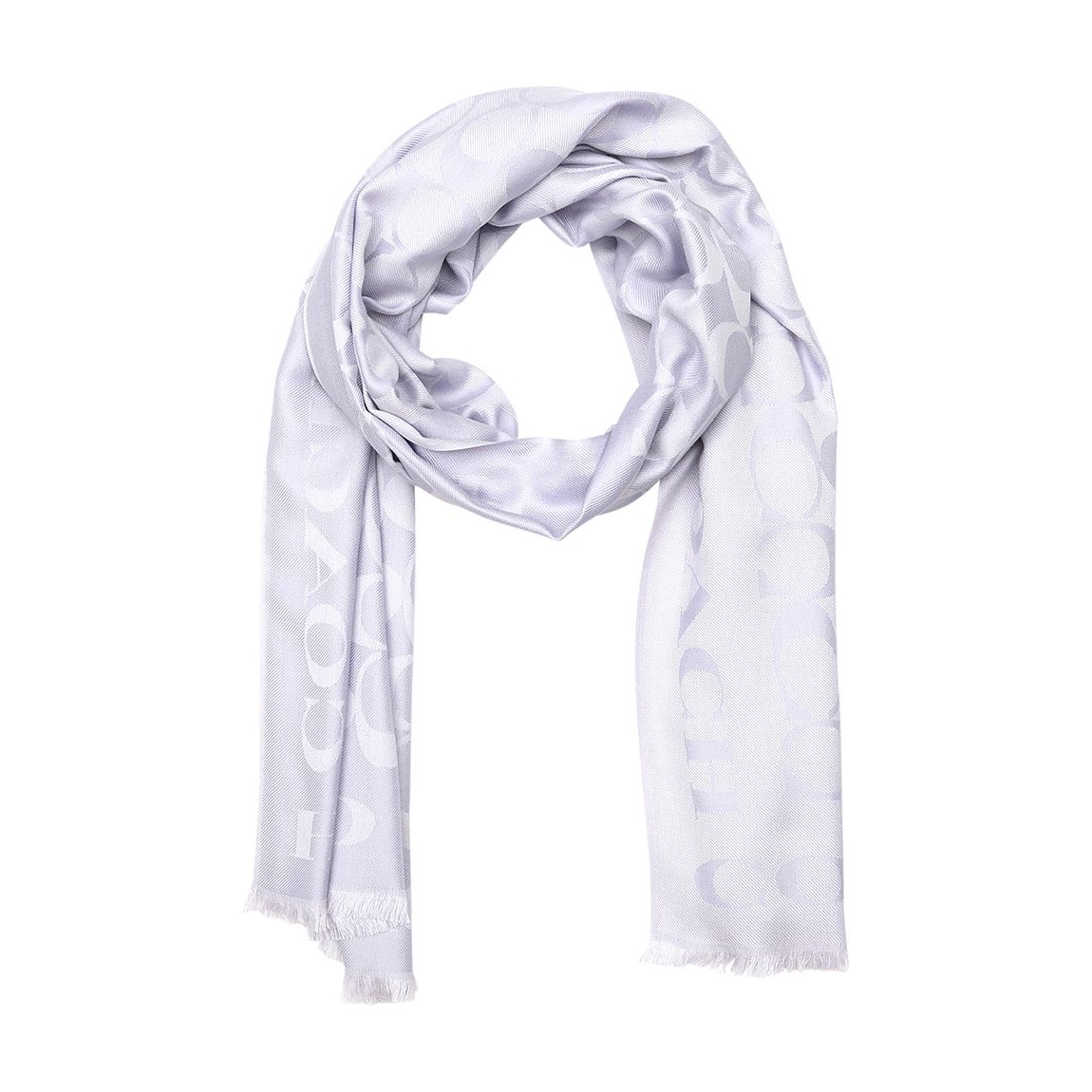 Soft Purple Signature C Border Stole main product photo