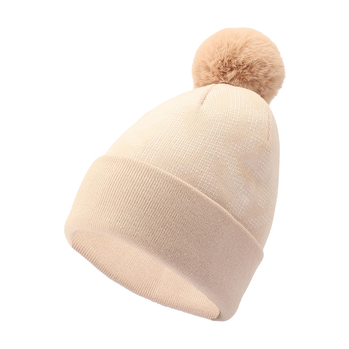 Soft Pink Cream Grounded Signature Mk Cuff Hat main product photo