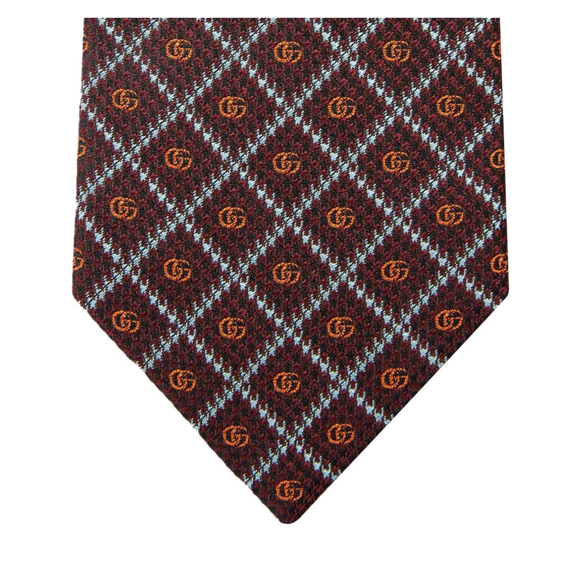 Red Gucci Monogram GG Supreme Logo Tie main product photo