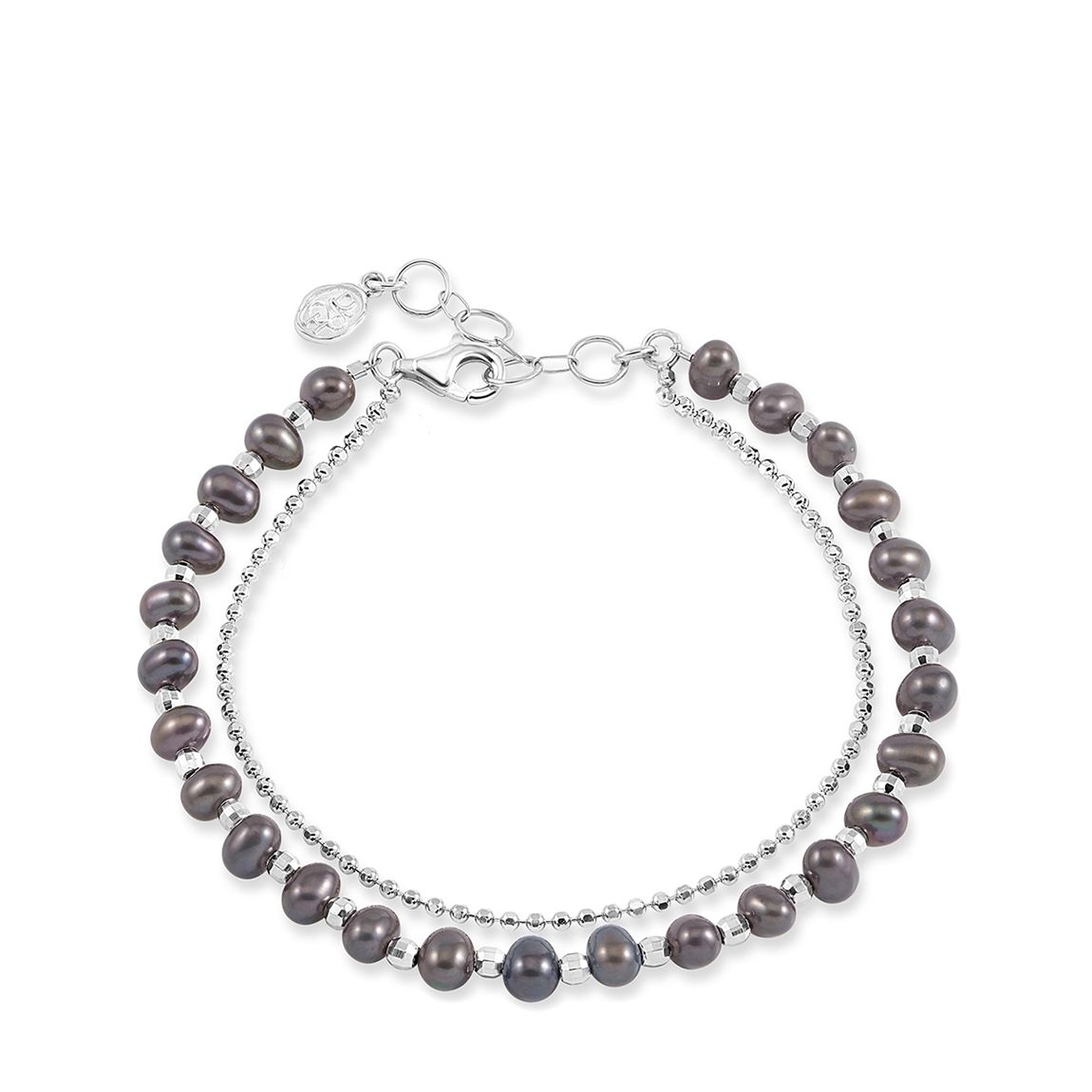 Silver Peacock Freshwater Timeless Pearl Bracelet main product photo