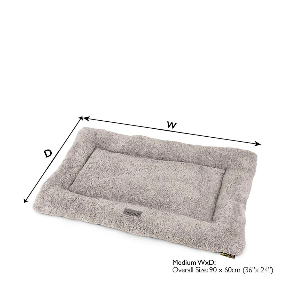 Cosy Crate Mat Medium, Grey main product photo