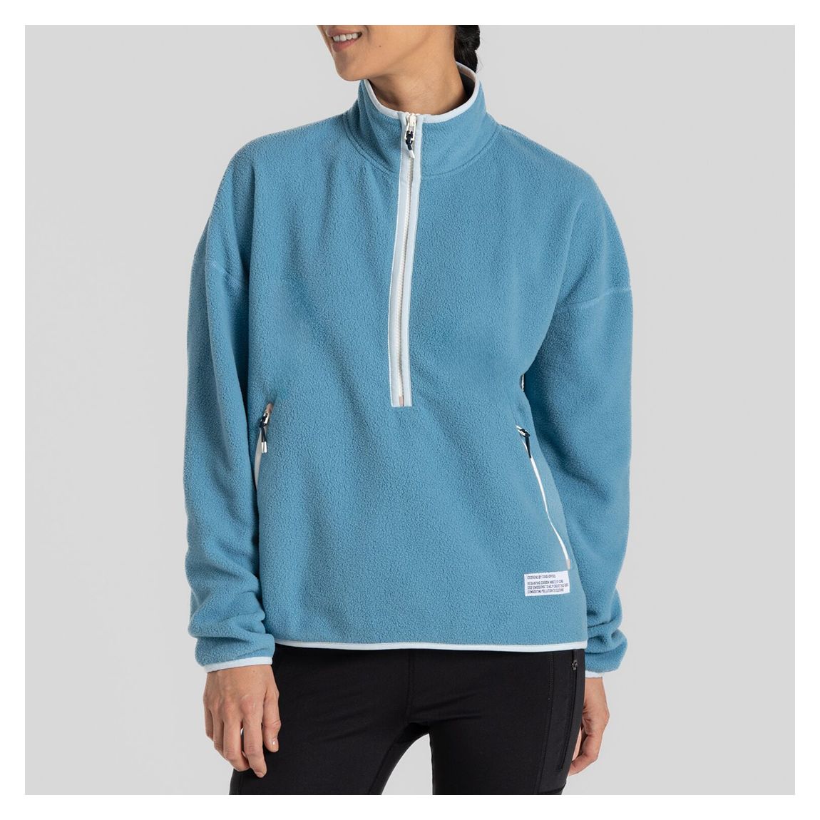 Blue CO2 Renu Full Zip Fleece main product photo