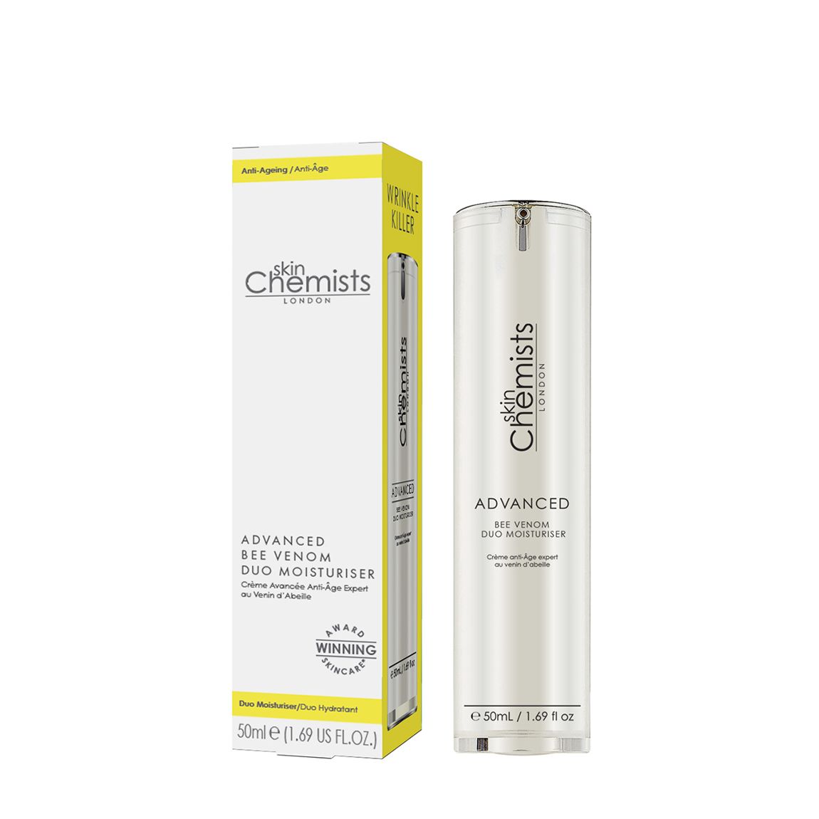 skinChemists Advanced Bee Venom Duo Moisturiser 50ml main product photo