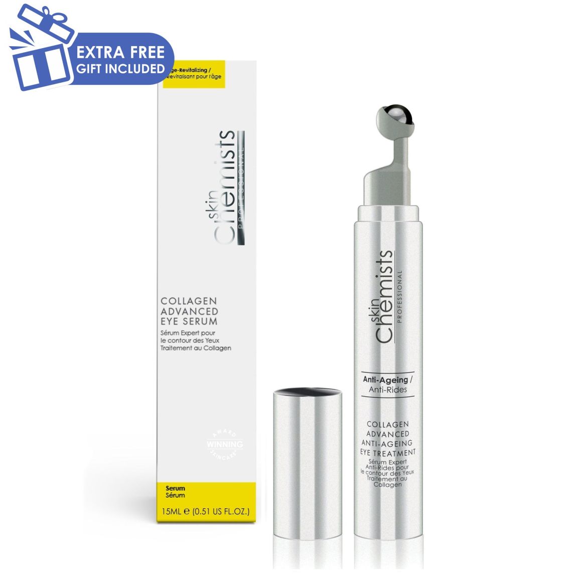 skinChemists Collagen Advanced Anti-Ageing Eye Treatment 15ml main product photo