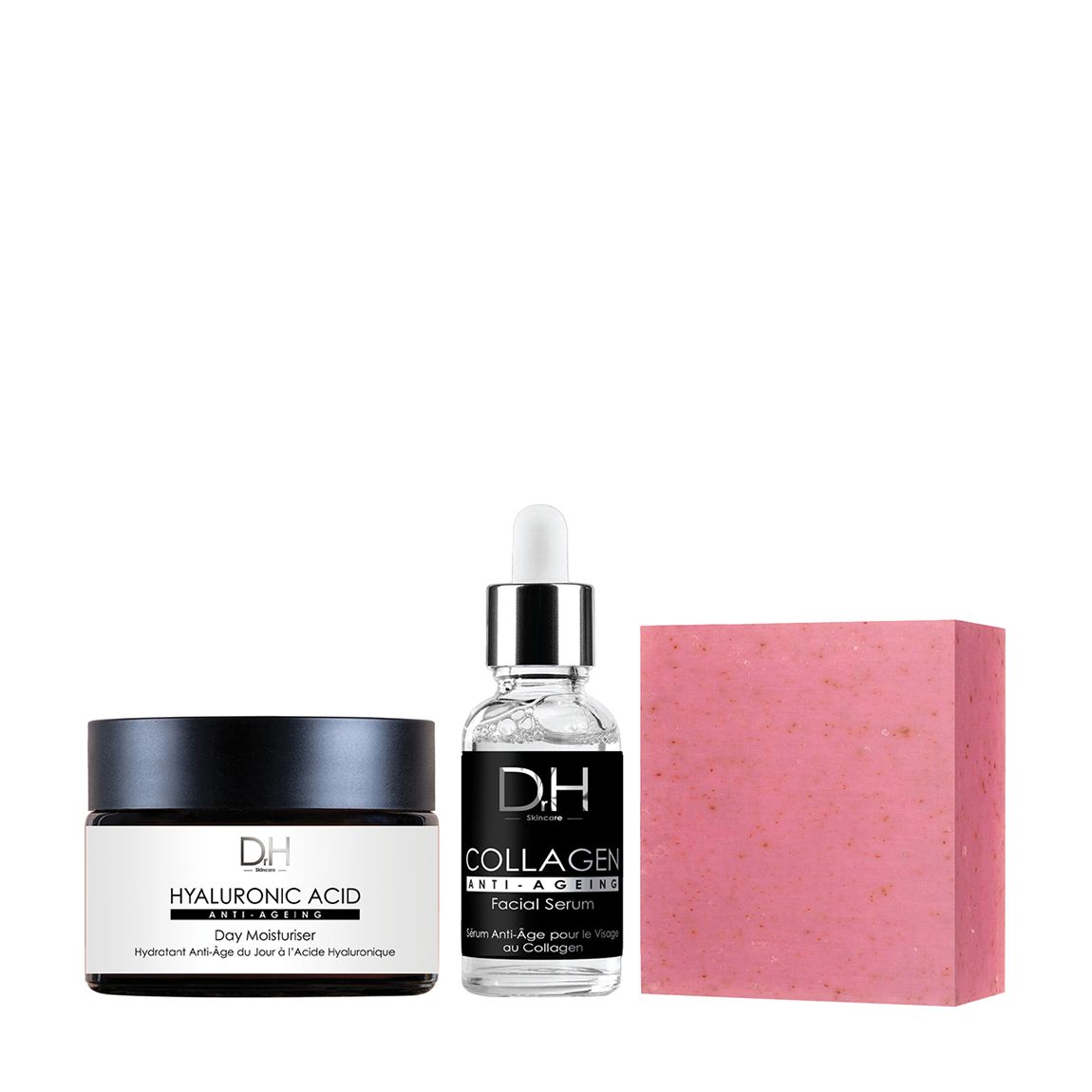 Dr H Collagen + Hyaluronic Acid Anti-Ageing Skincare Gift Set main product photo