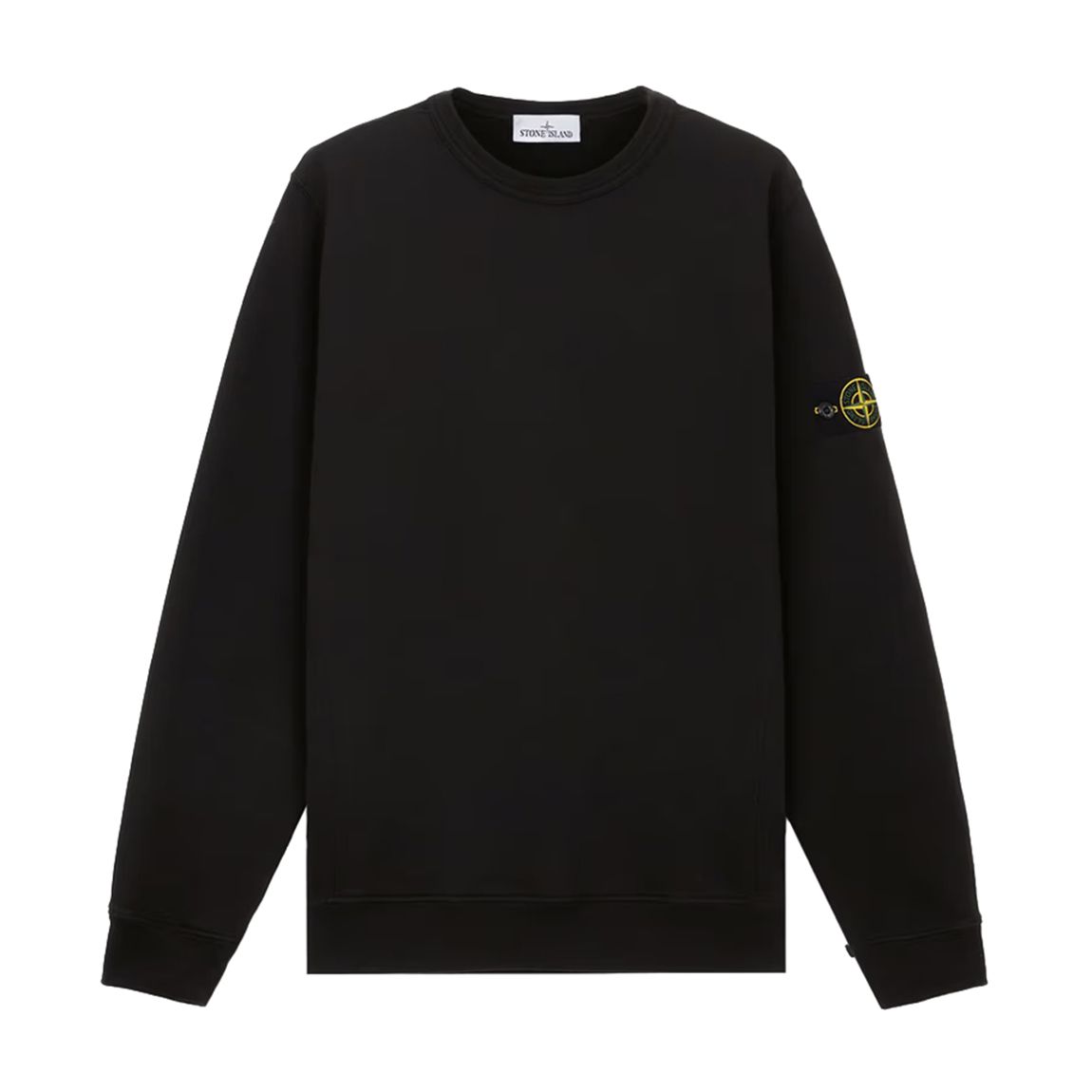 Black Ribbed Cotton Sweatshirt main product photo