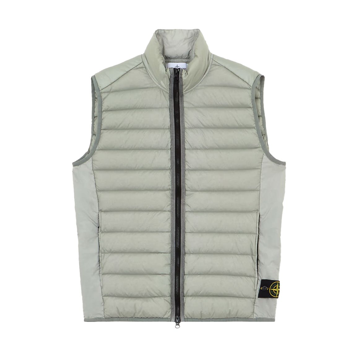 Grey Light Down Zip Vest main product photo