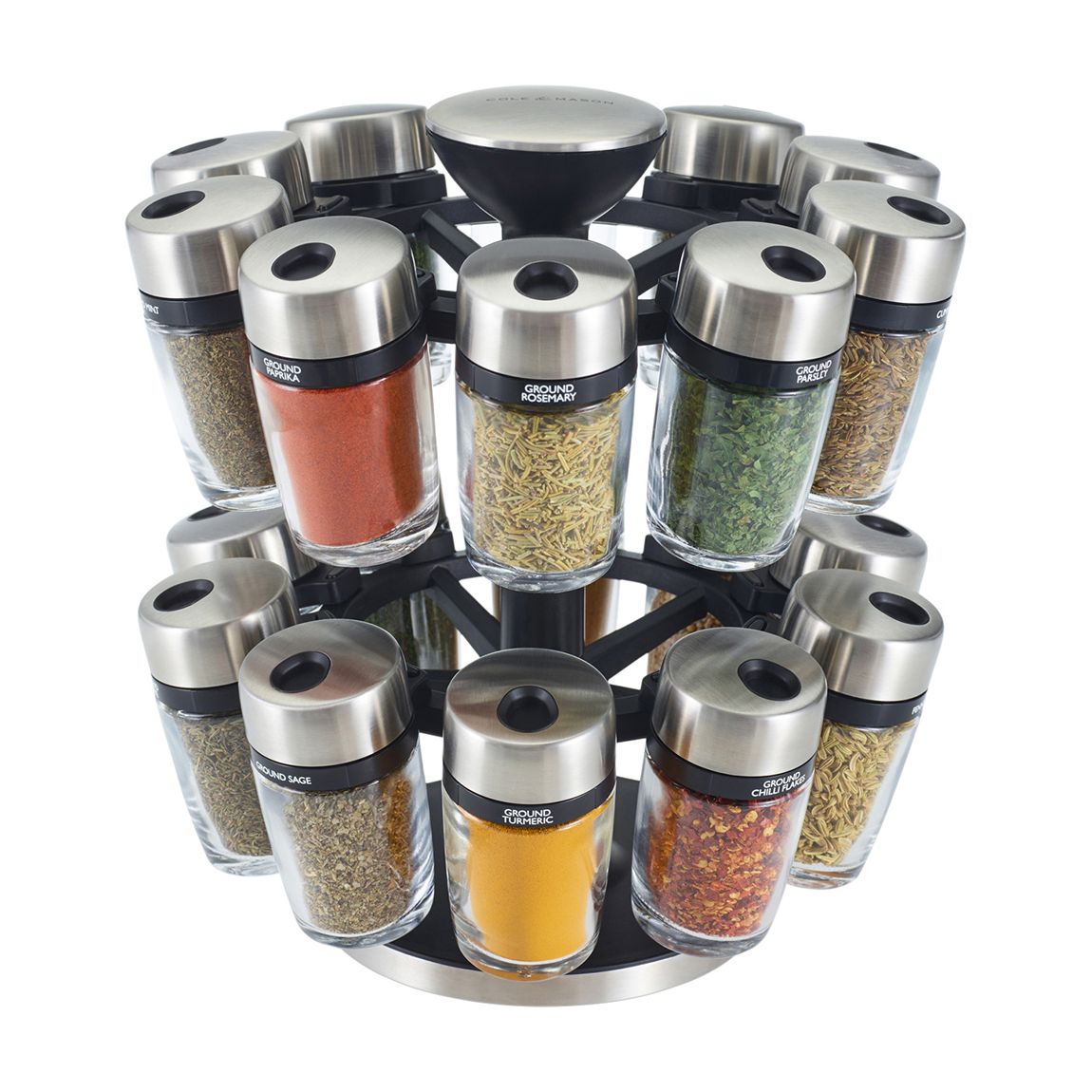 Cambridge 20 Jar Herb & Spice Rack Carousel main product photo