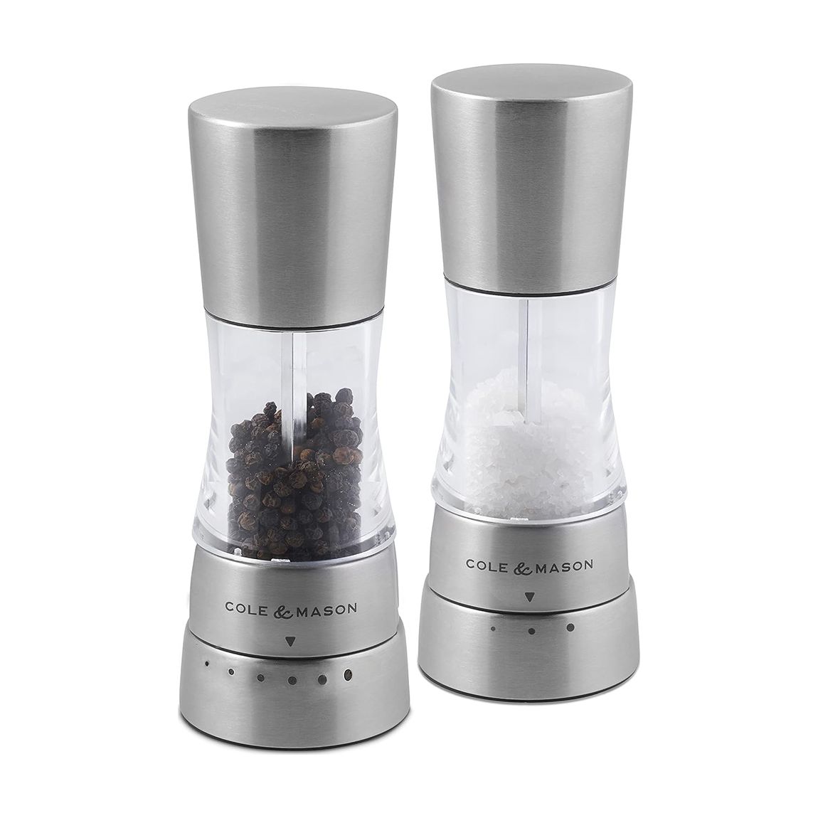 Derwent Satinless Steel Salt & Pepper Mill Set main product photo