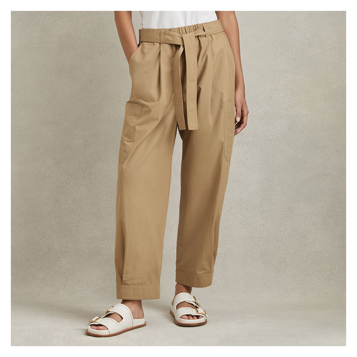 Camel Delia Parachute Trousers main product photo