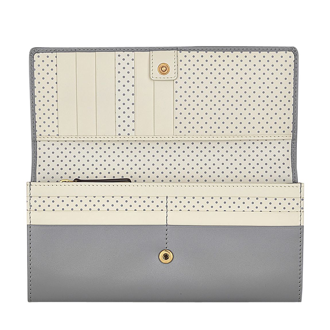 Cloud Burst Heritage Dog Outline Large Flapover Matinee Wallet main product photo