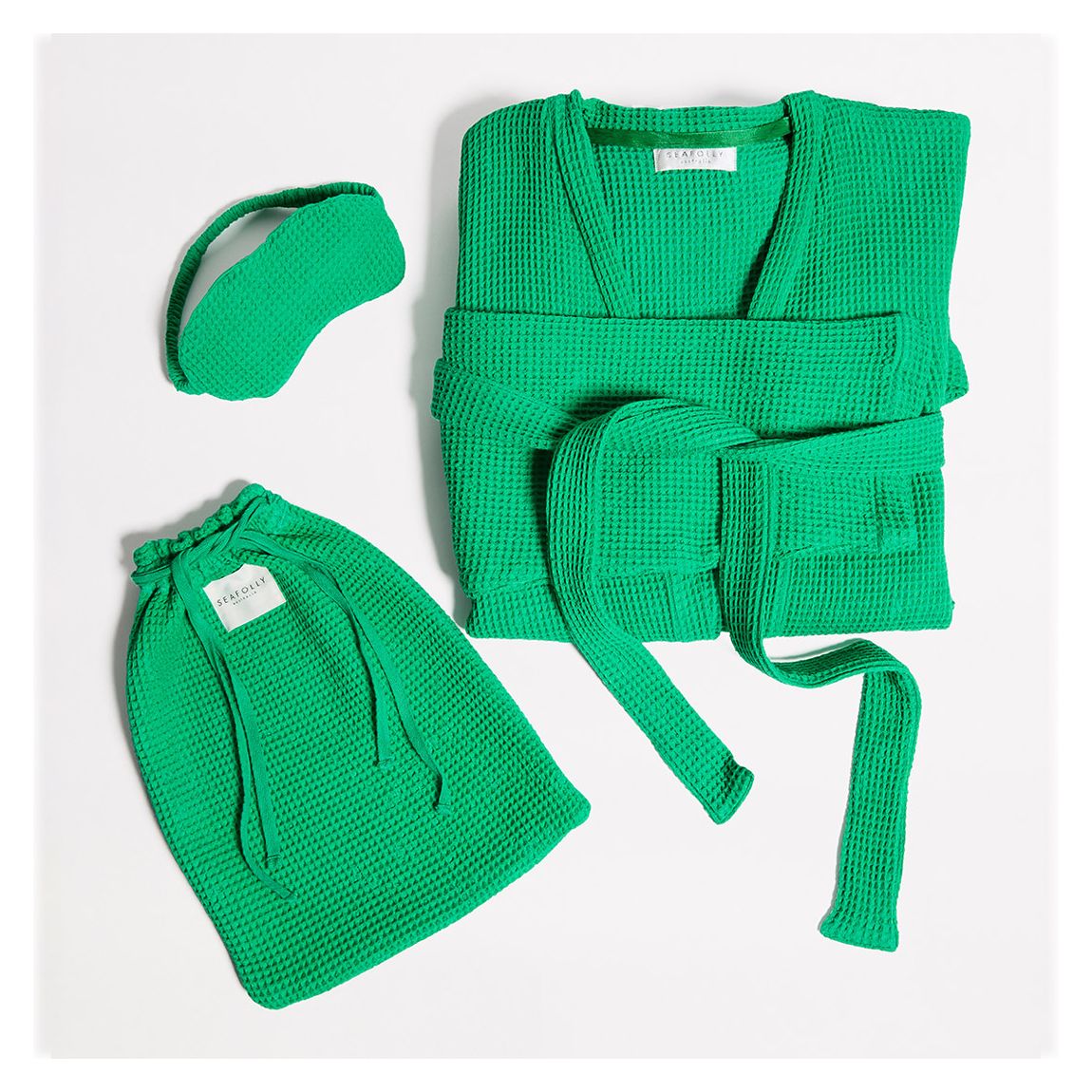 Green Waffle Sleep Set main product photo