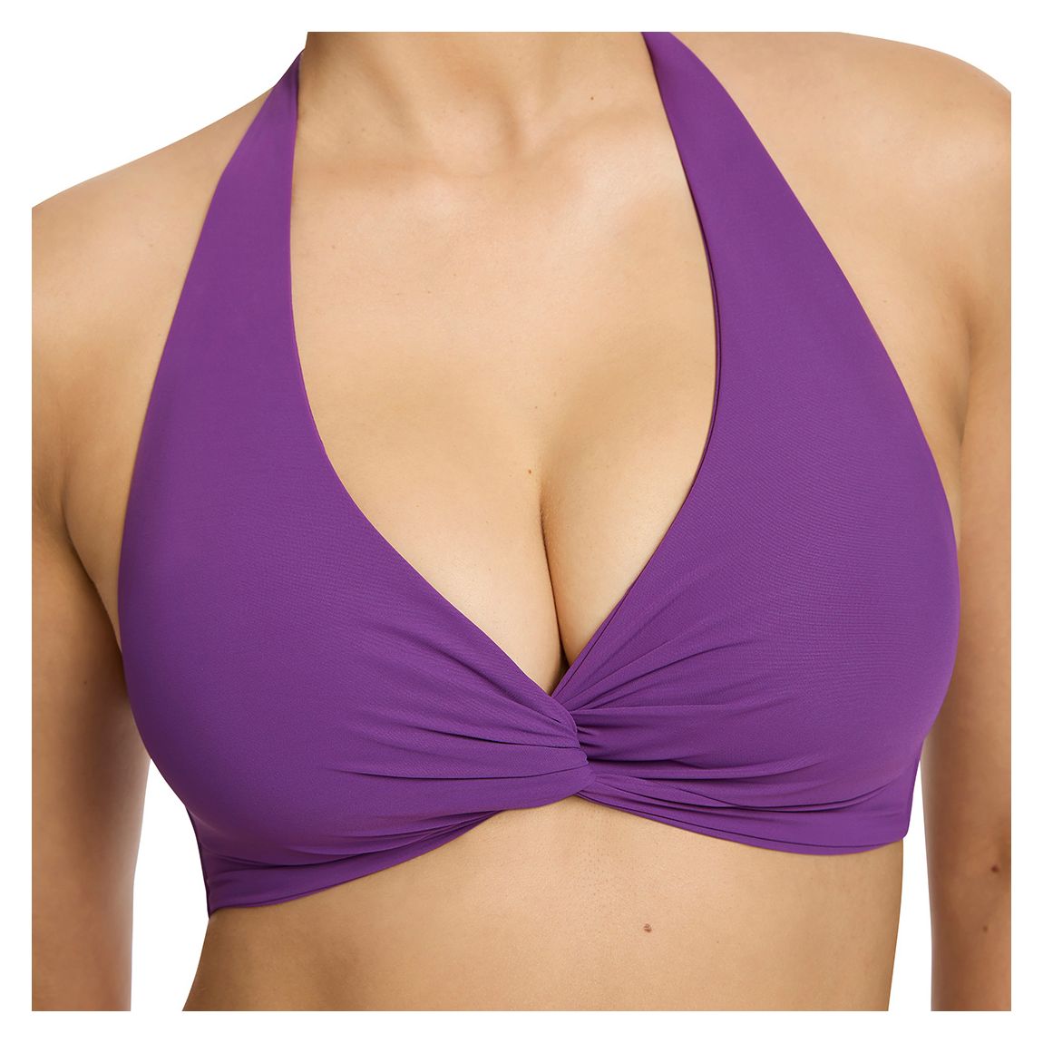 Purple Jetset D-Dd Twist Front Bikini Top main product photo