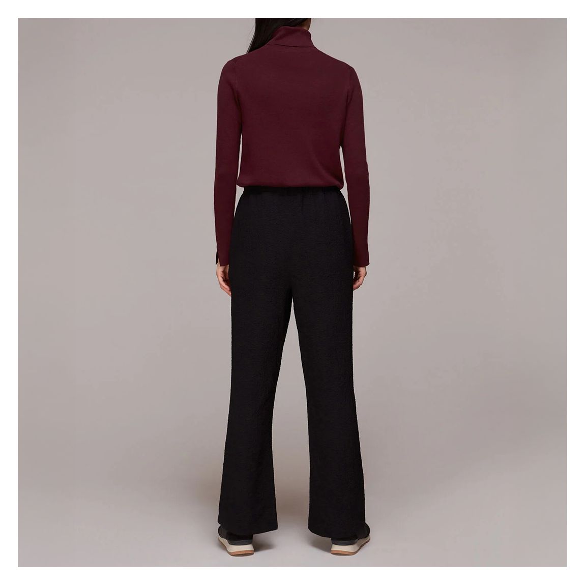 Burgundy Maja Knitted Polo main product photo