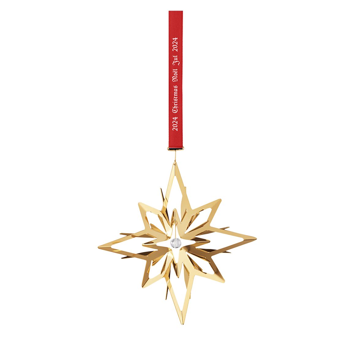 Christmas Mobile Star, Gold Plated main product photo