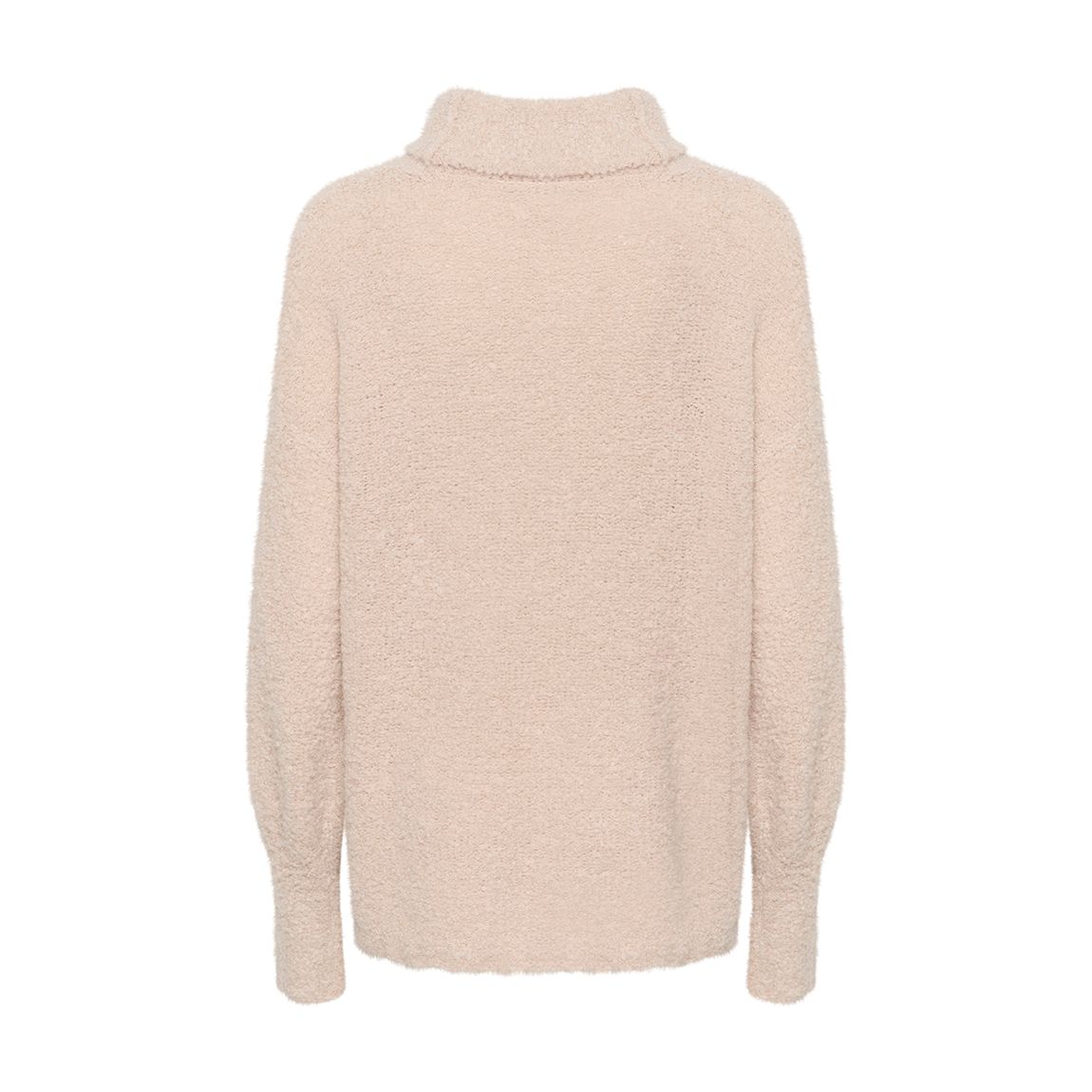 Ecru Wool Blend Foldover Jumper main product photo