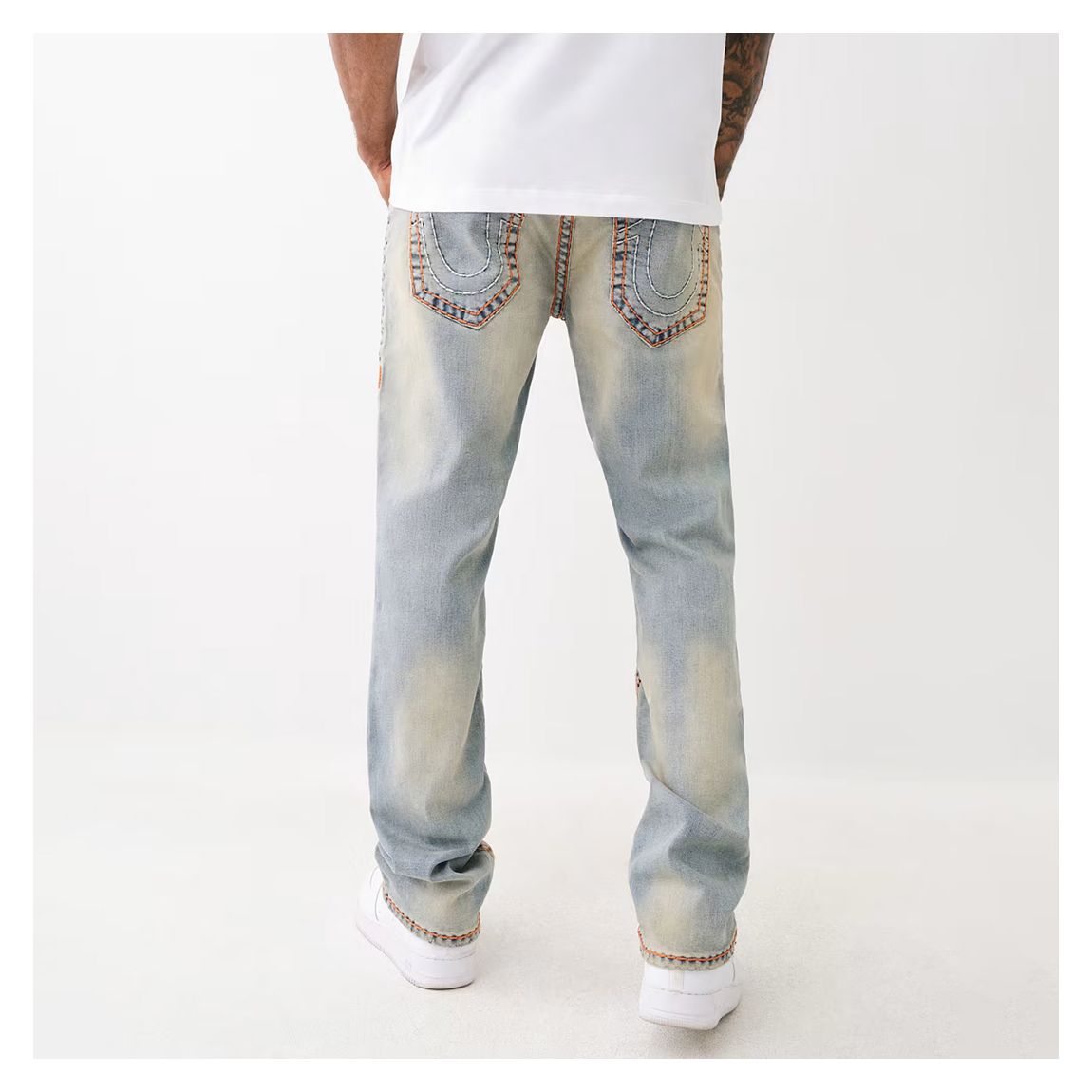 Acid Wash Ricky Super T Straight Jeans main product photo
