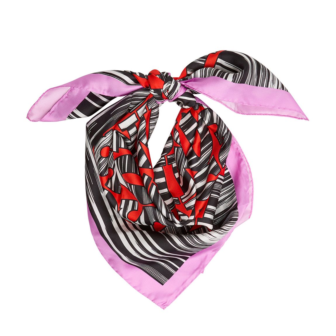 Black Silk Scarf main product photo