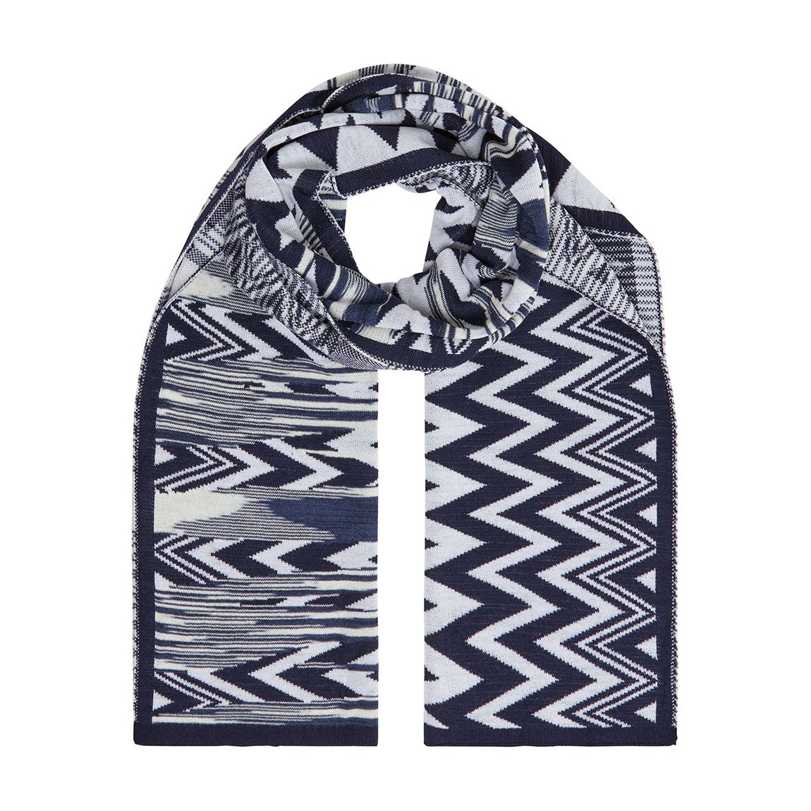 Blue Knitted Scarf main product photo
