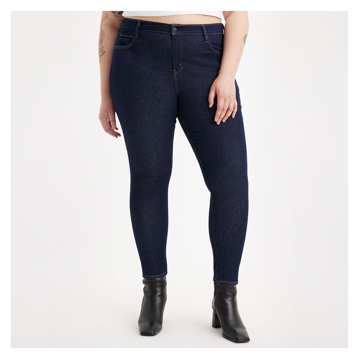 Plus Dark Blue 720™ Hirise Super Skinny Stretch Jeans main product photo