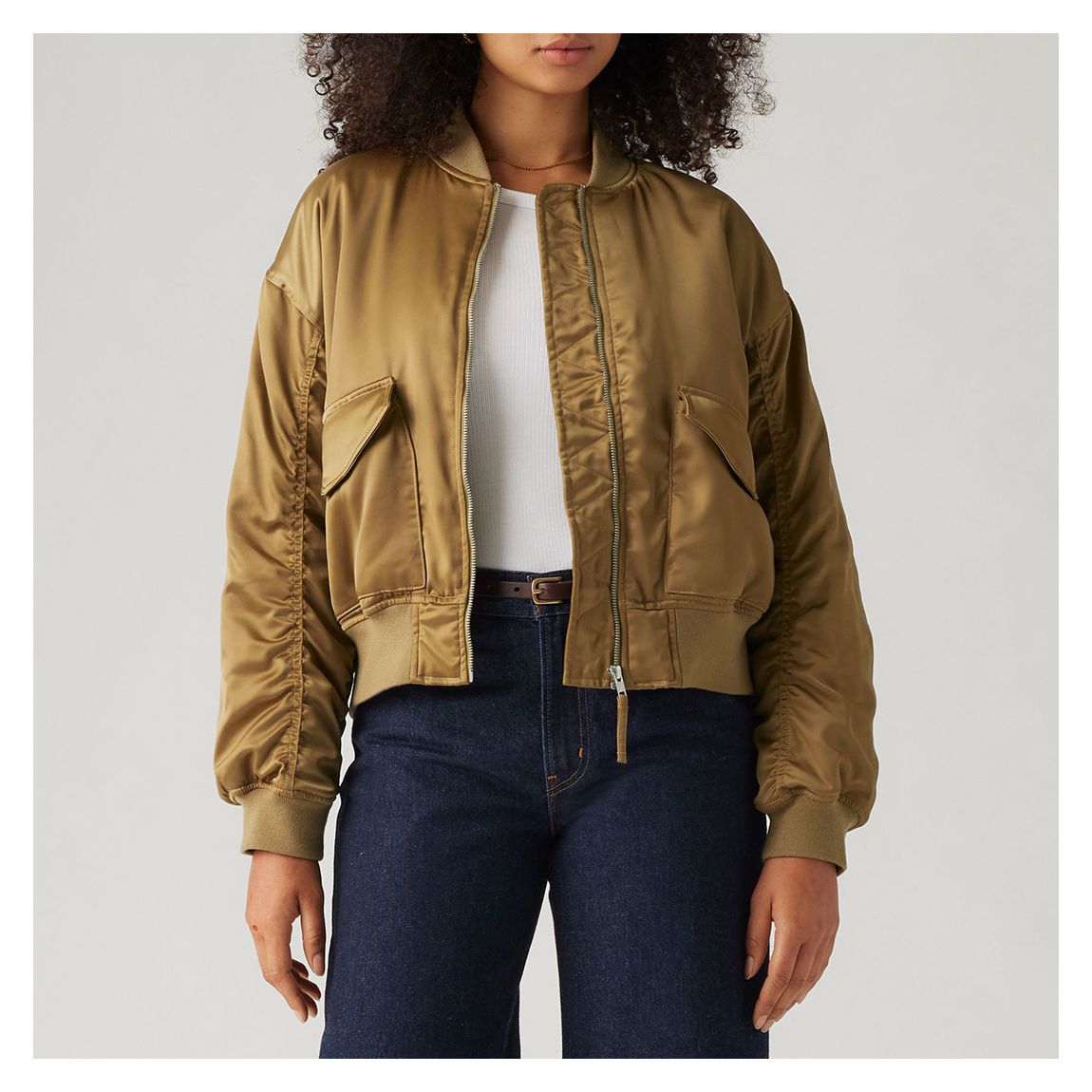 Camel Bomber Jacket main product photo