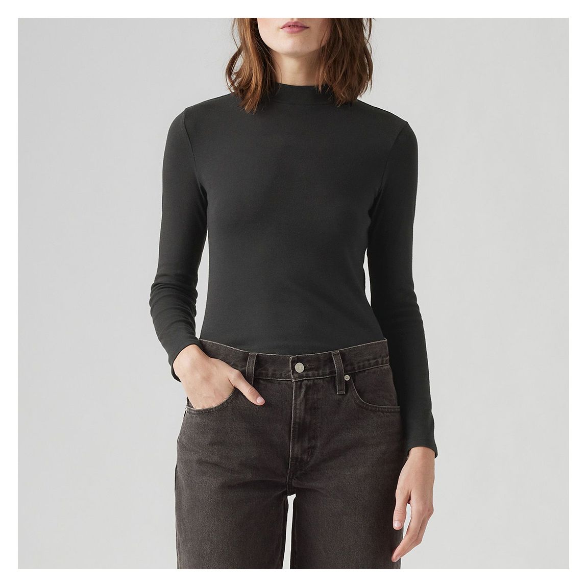 Black Knit Turtleneck Jumper main product photo