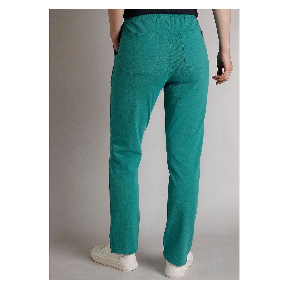 Green Cotton Graze Pique Joggers main product photo