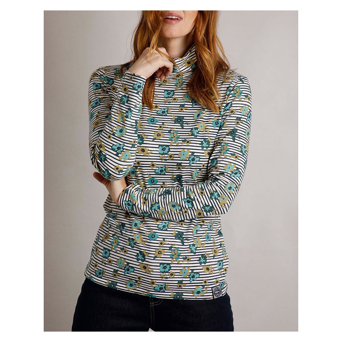 Multi Roll Neck Printed T-Shirt main product photo
