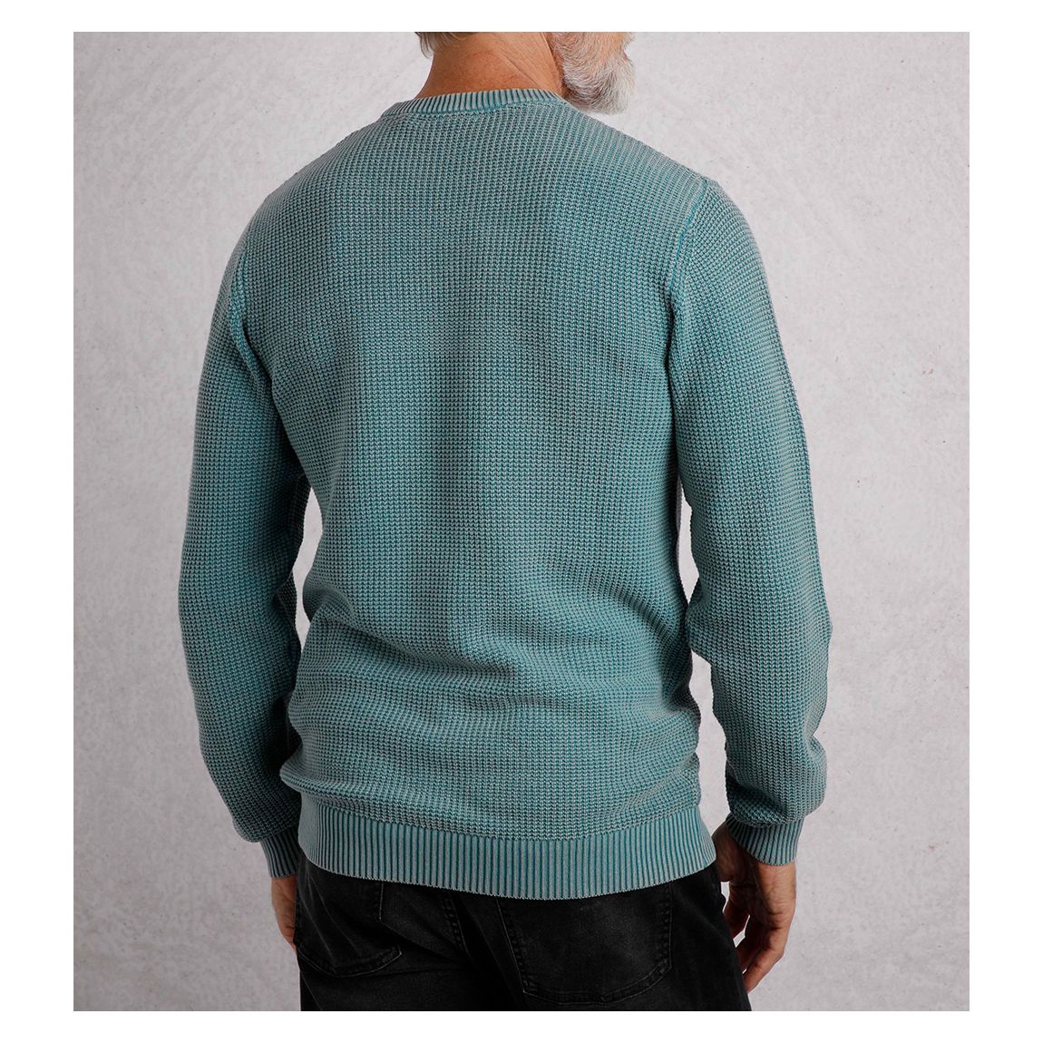 Blue Waffle Cotton Jumper main product photo