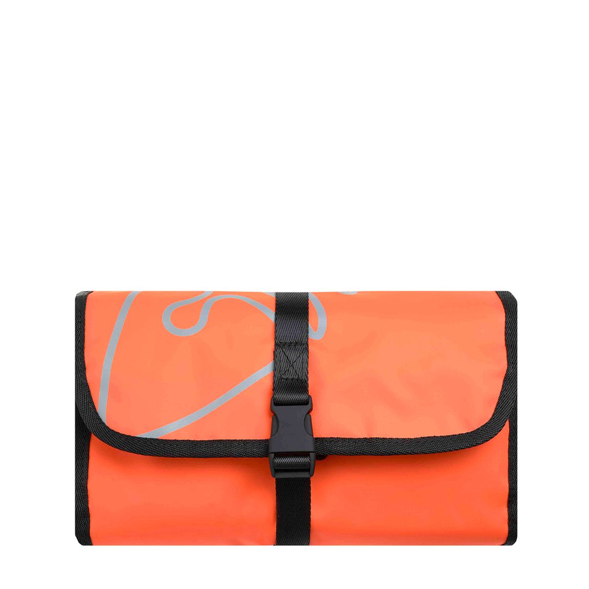 Orange Tarp Wash Bag main product photo