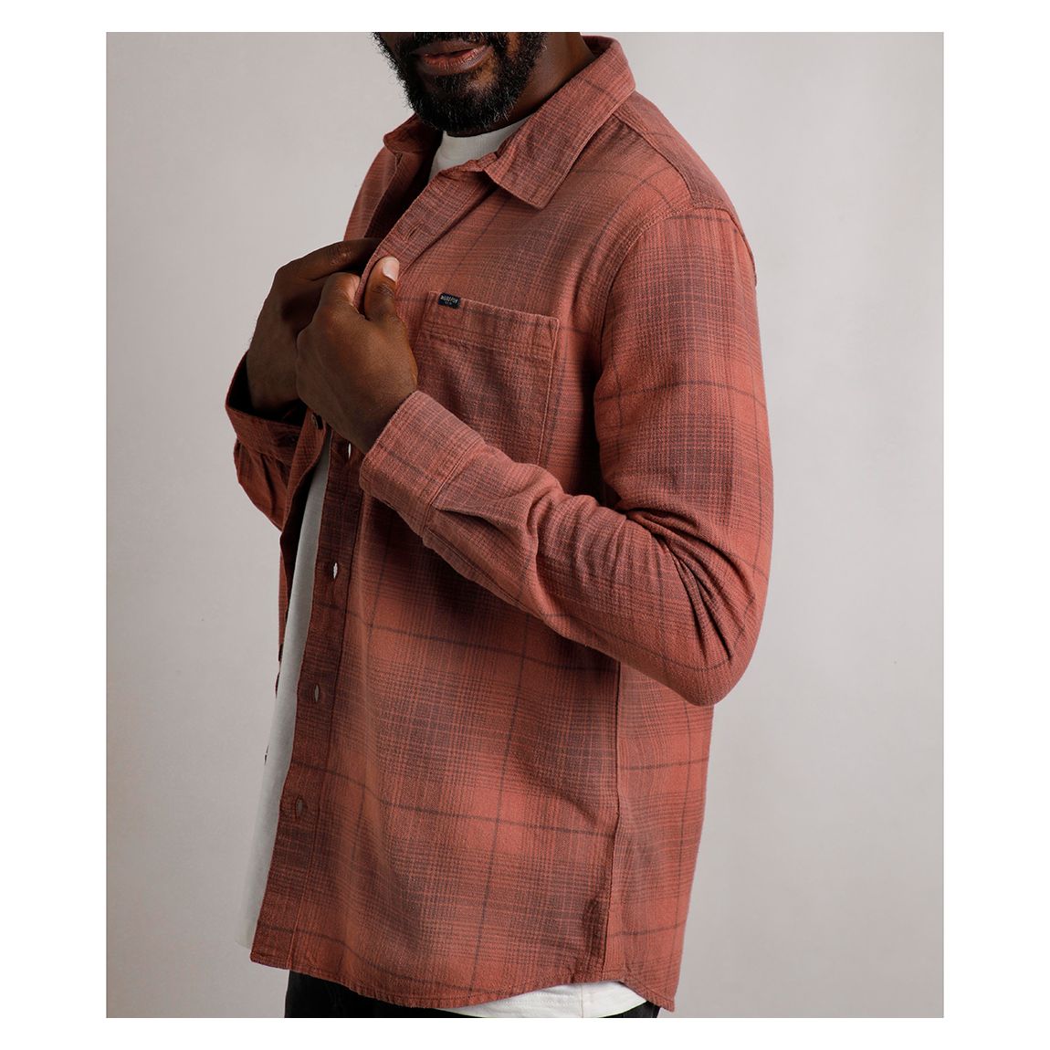 Rust Cotton Heritage Flannel Shirt main product photo