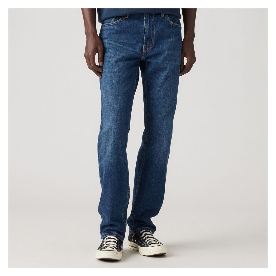 Dark Blue 502™ Tapered Stretch Jeans main product photo