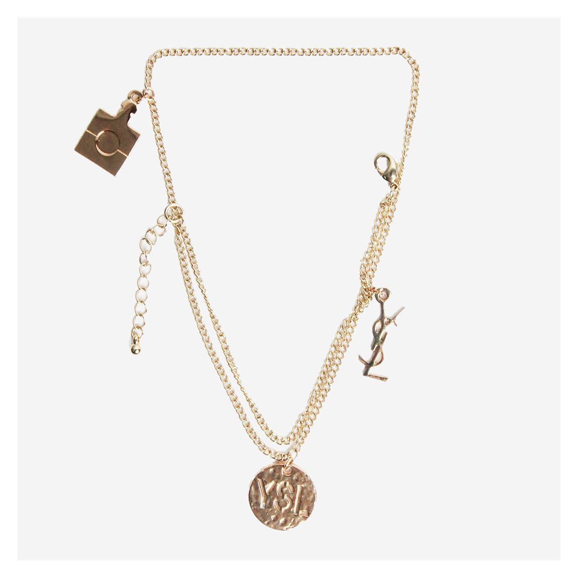 Gold Perfume Charm Bracelet main product photo