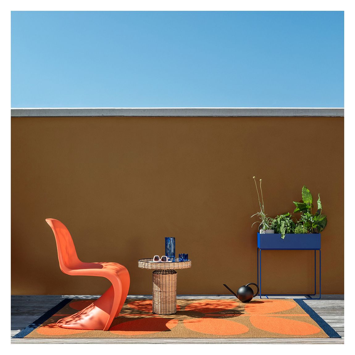 Giant Sixties St outdoor 463703 160x230cm Rug, Tomato main product photo
