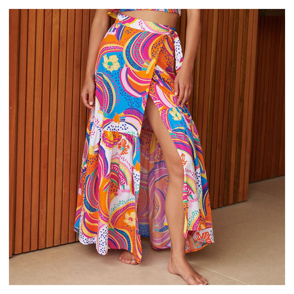 Multi Bora Bora Wrap Skirt main product photo