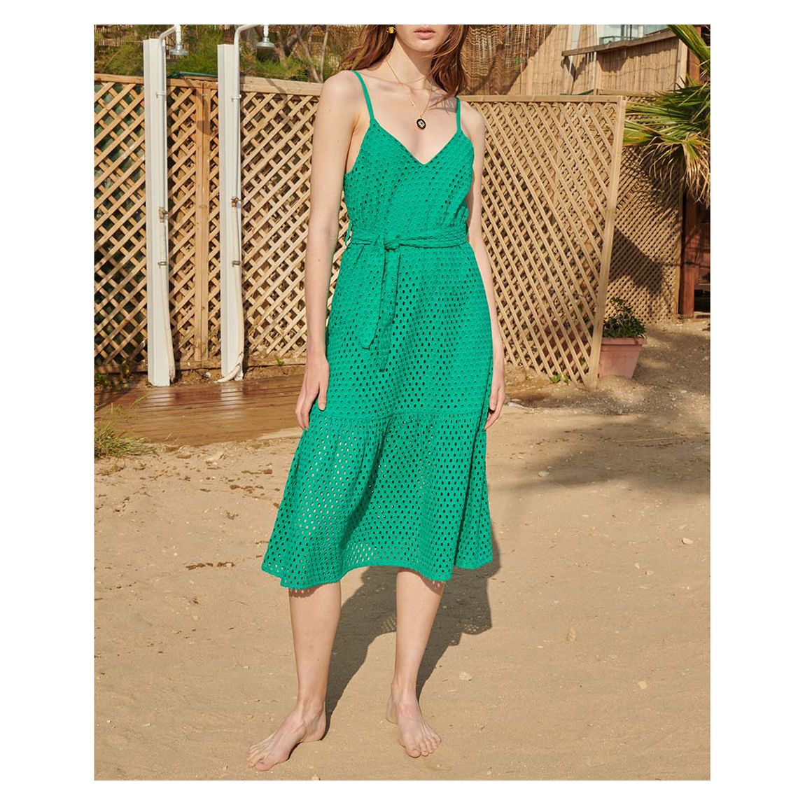 Greenlido Green Celia Dress main product photo