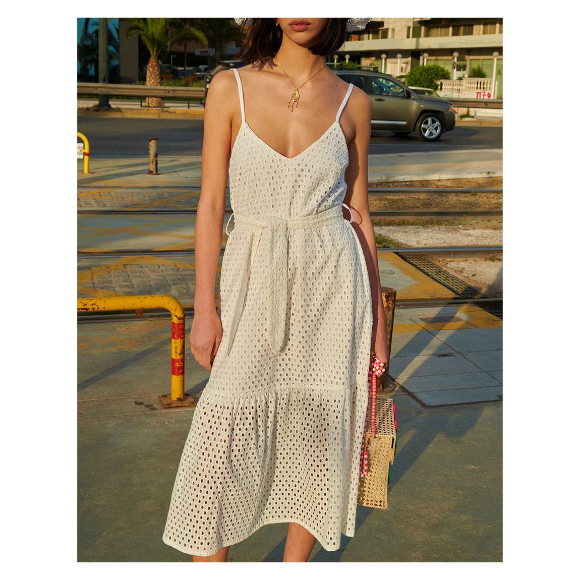 White Lido White Celia Dress main product photo