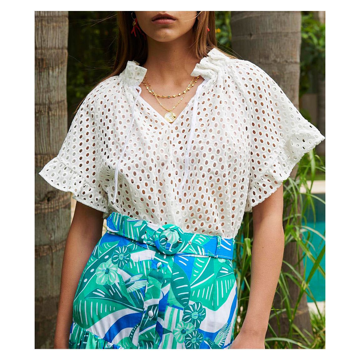 White Lido White Majorca Top main product photo