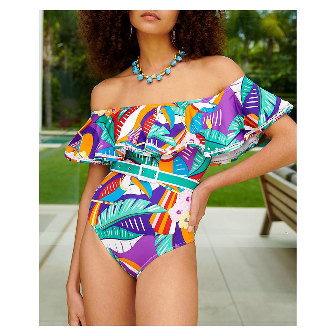 Multi Tropicana Bianca One Piece main product photo