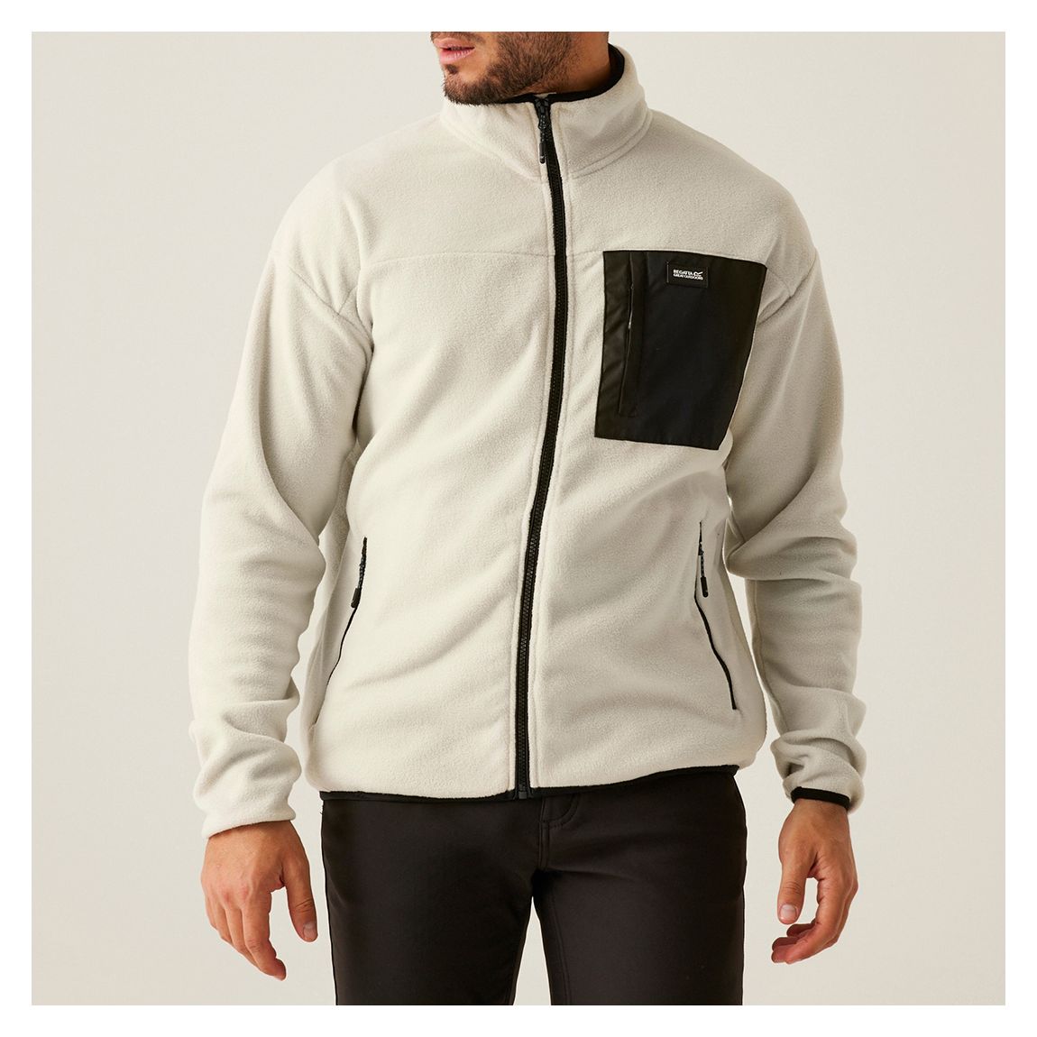 Cream Frankie Full Zip Fleece main product photo
