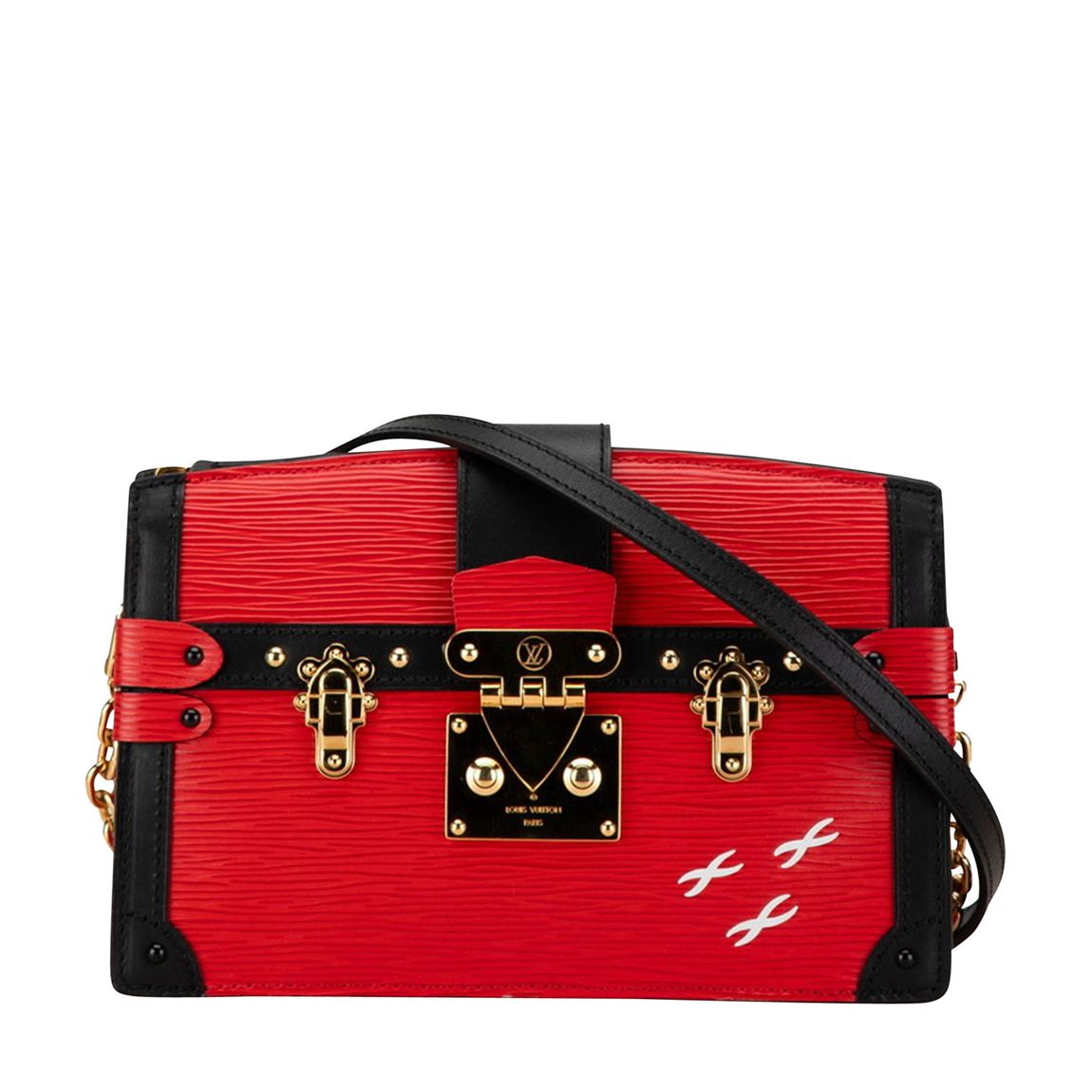 Red Trunk Clutch A main product photo
