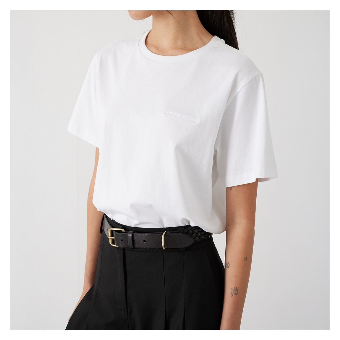 White Classic Tee main product photo