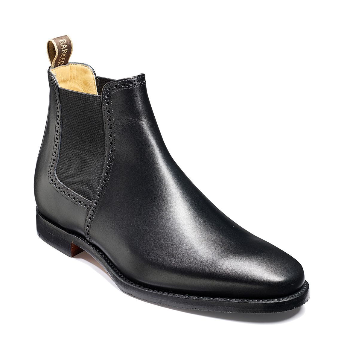Black Hawkin Leather Chelsea Boot main product photo